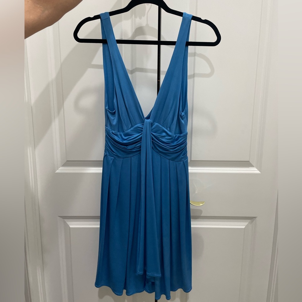 Blue cocktail dress